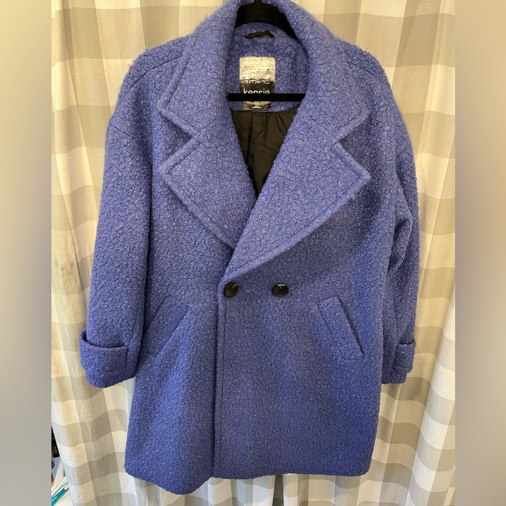 Kensie Royal Blue Pea Coat